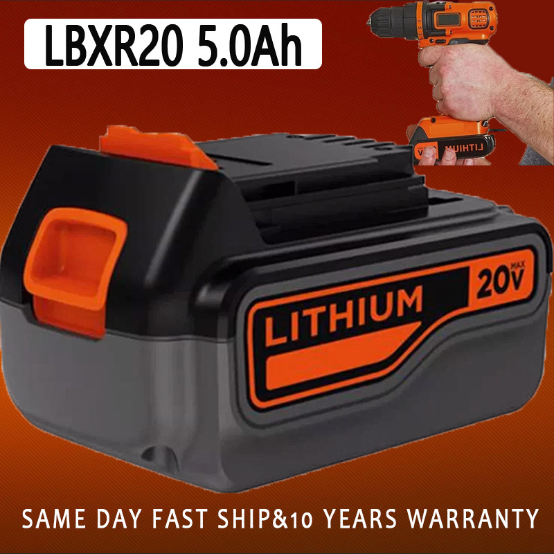 5.0Ah 20V LB2X4020 Battery FOR Black and Decker 20V MAX Lithium LBXR20 LBX20 US