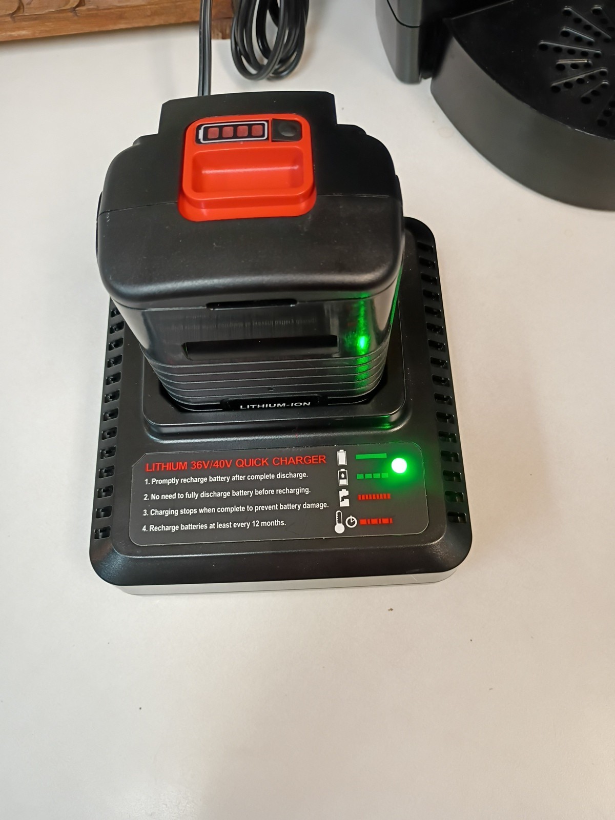 Battery 40V 3.5A LBX2040 Replacement Black and Decker 40V Max Lithium Battery