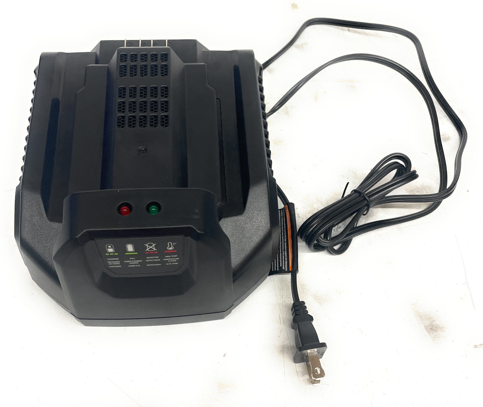 EGO POWER+ 120V Lithium-Ion Standard Battery Charger, Black, CH2100