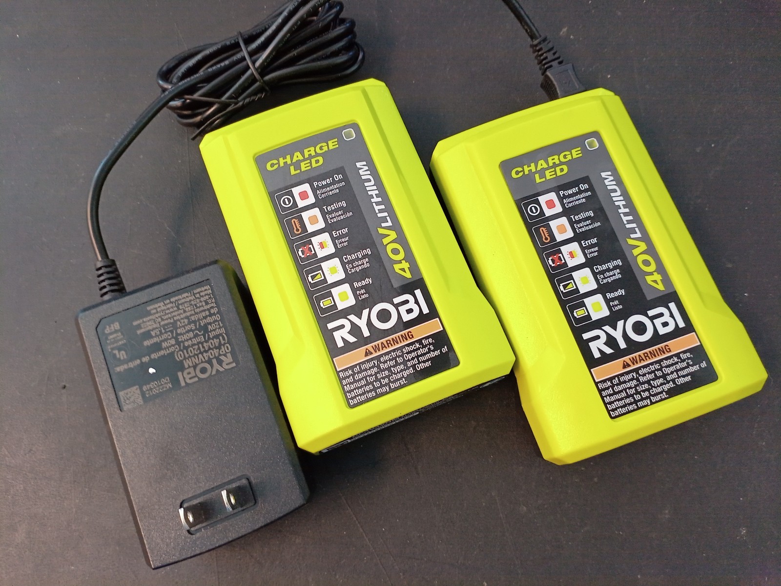 For Ryobi OP408VNM 40V Lithium-Ion Battery Rapid Charger OP406VNM 40-Volt NEW