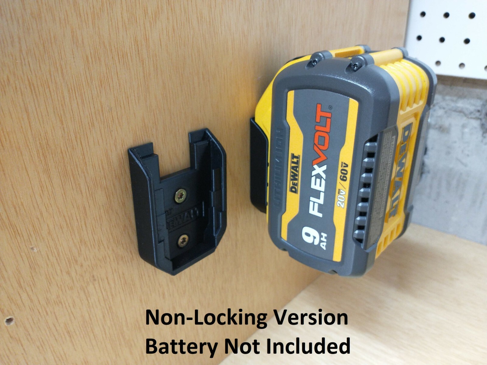 Wall Mount For DeWalt DCB118 Charger With Optional 20v Max Battery Mounts