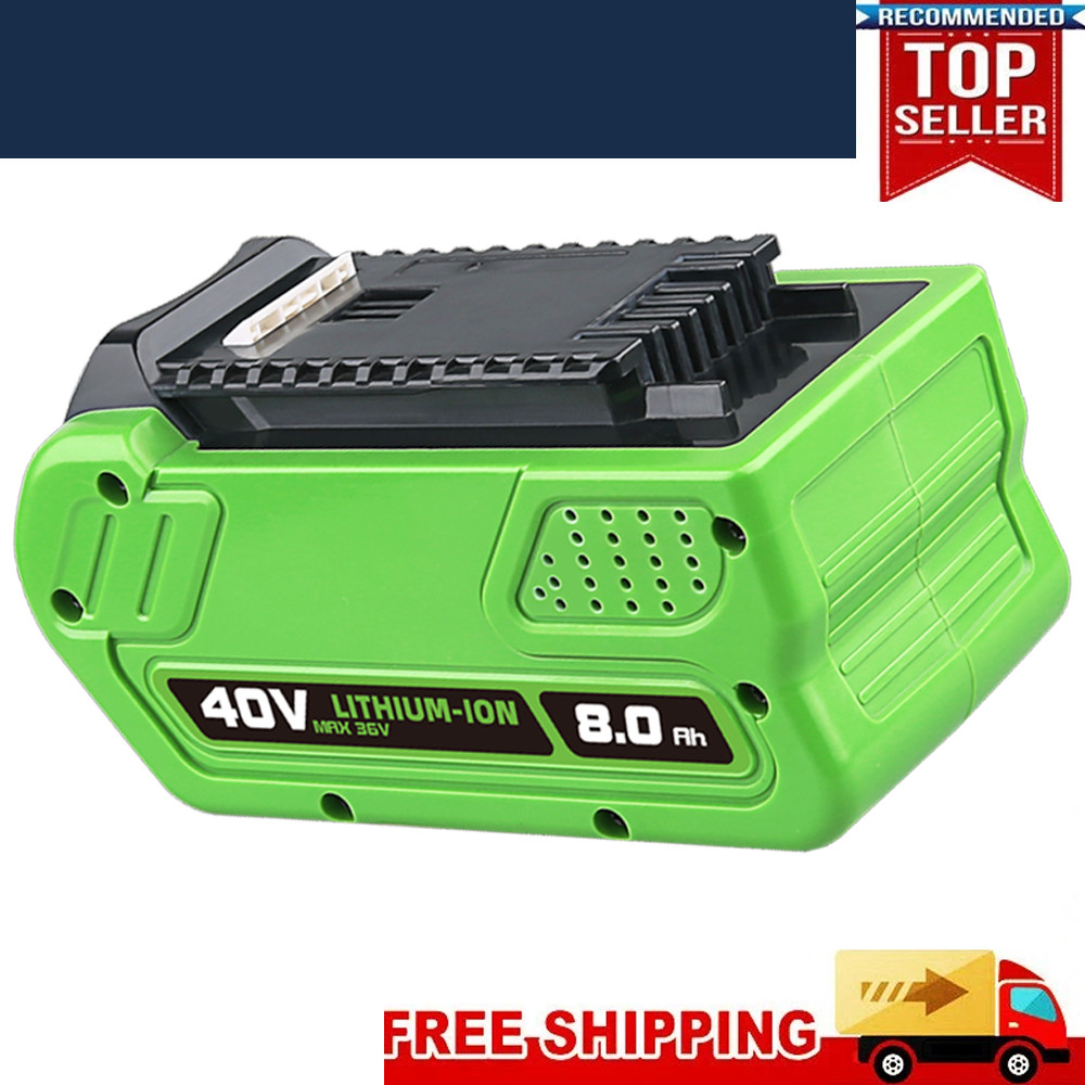 40V 8.0Ah For Greenworks G-MAX Lithium Battery 29472 29462 29252 20202 40 Volt