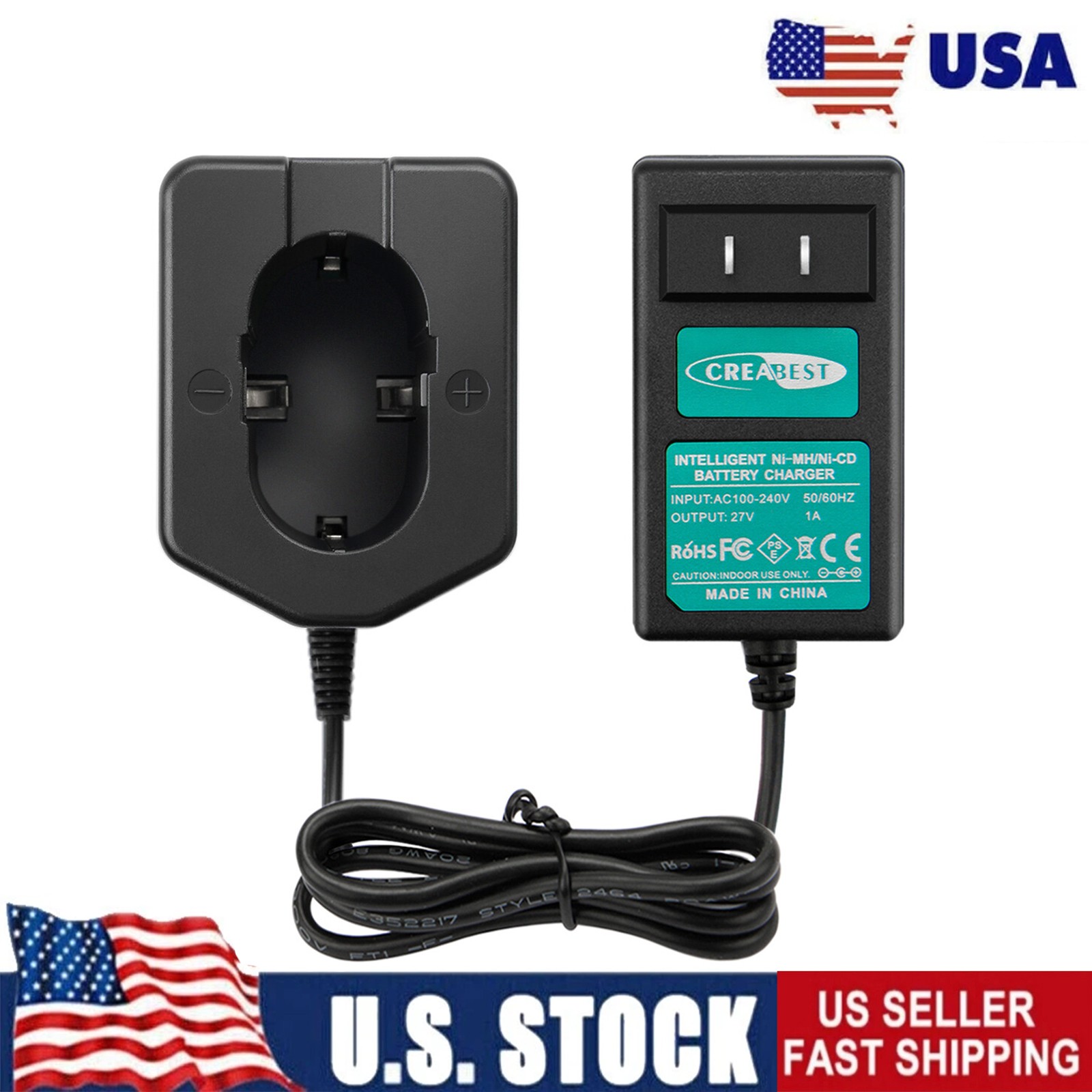 Charger Fit For Hitachi 7.2V-18V Ni-CD/MH Battery EB1212S EB1214L EB1214 EB1812S