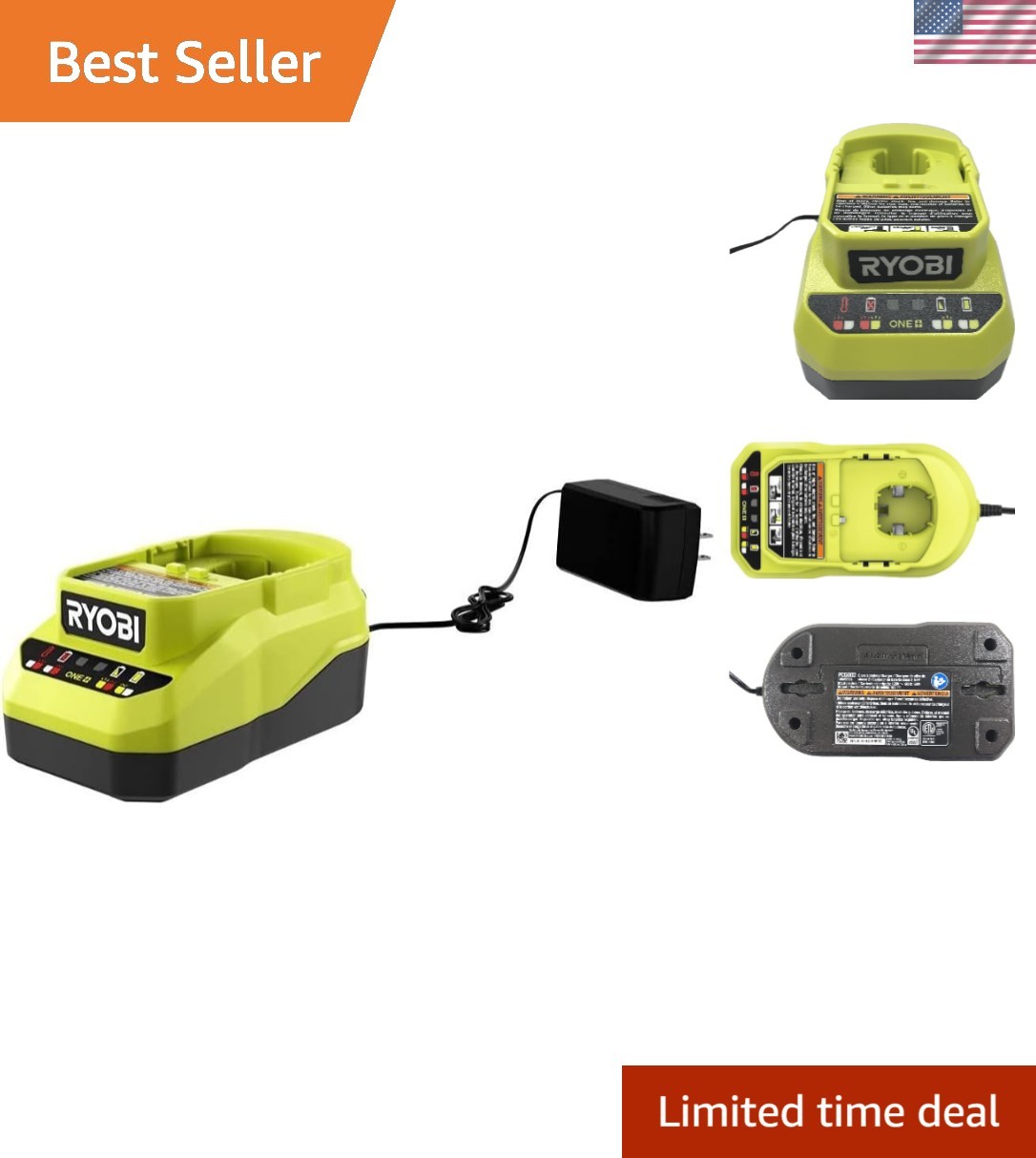New Charger Black Lime