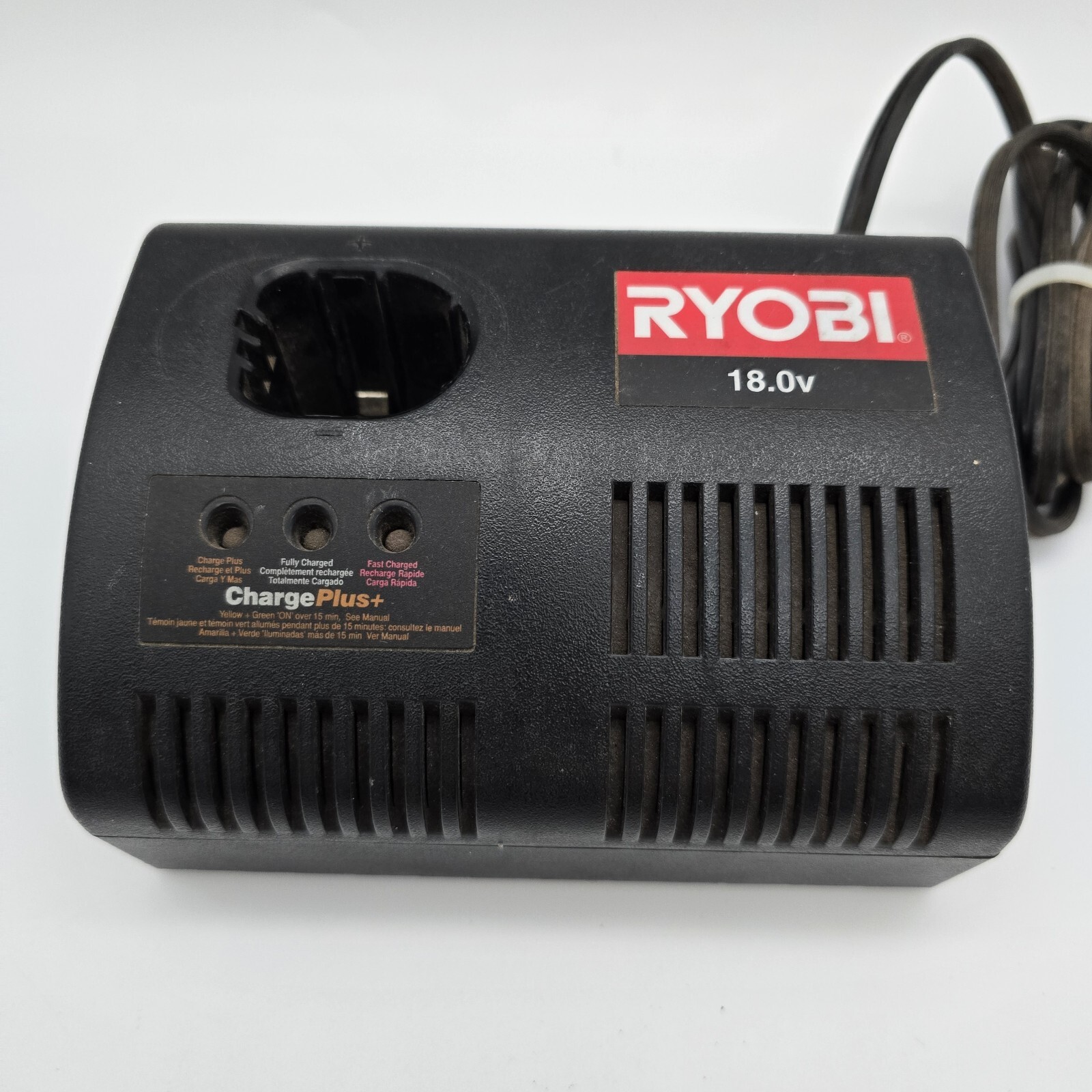 Ryobi ChargePlus+ Model P110 18V Volt Charge Plus Tool Battery Charger – Working