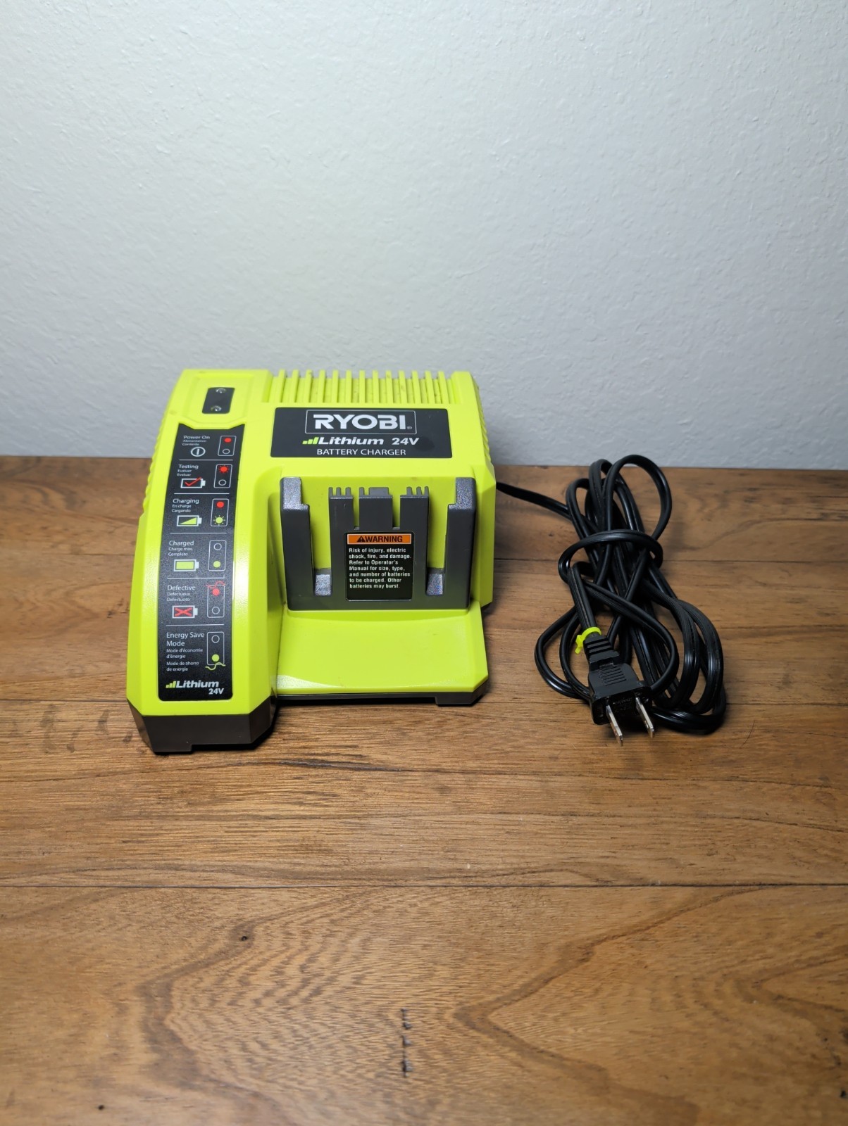 RYOBI Lithium 24V Battery Charger Model OP140 CHARGER ONLY – OEM
