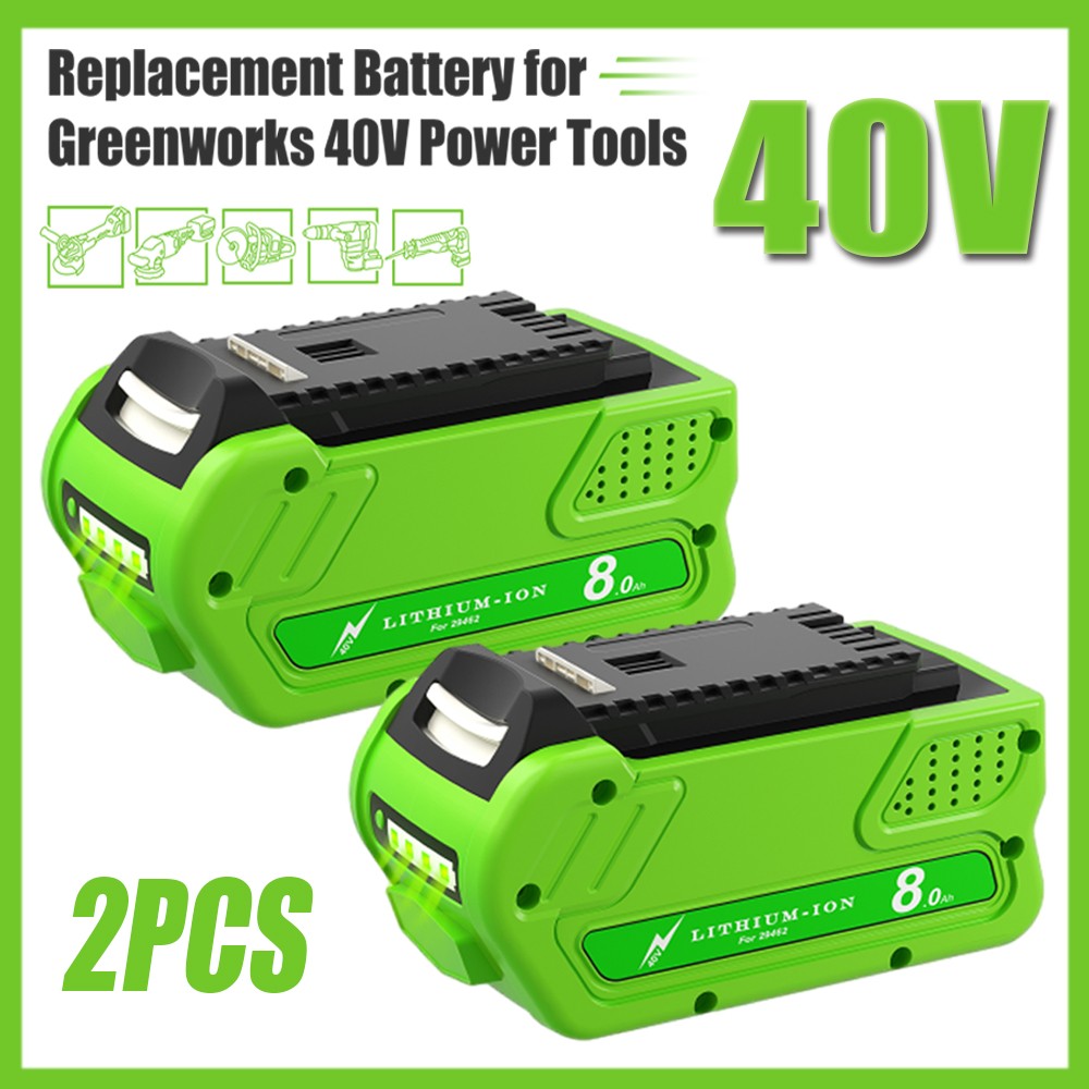 For Greenworks 40V G-MAX Lithium Battery 29462 29482 29252 29472 Battery/Charger