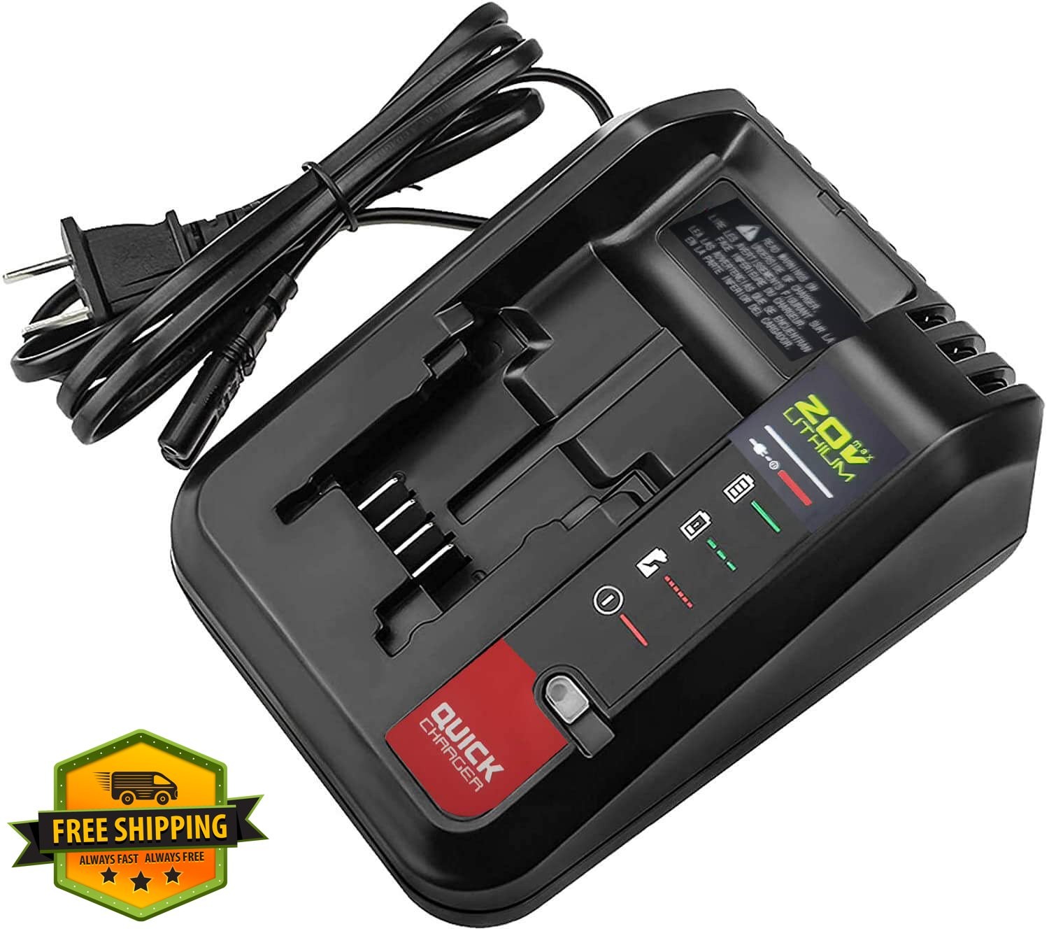 ANOITD 20V Lithium Battery Fast Charger