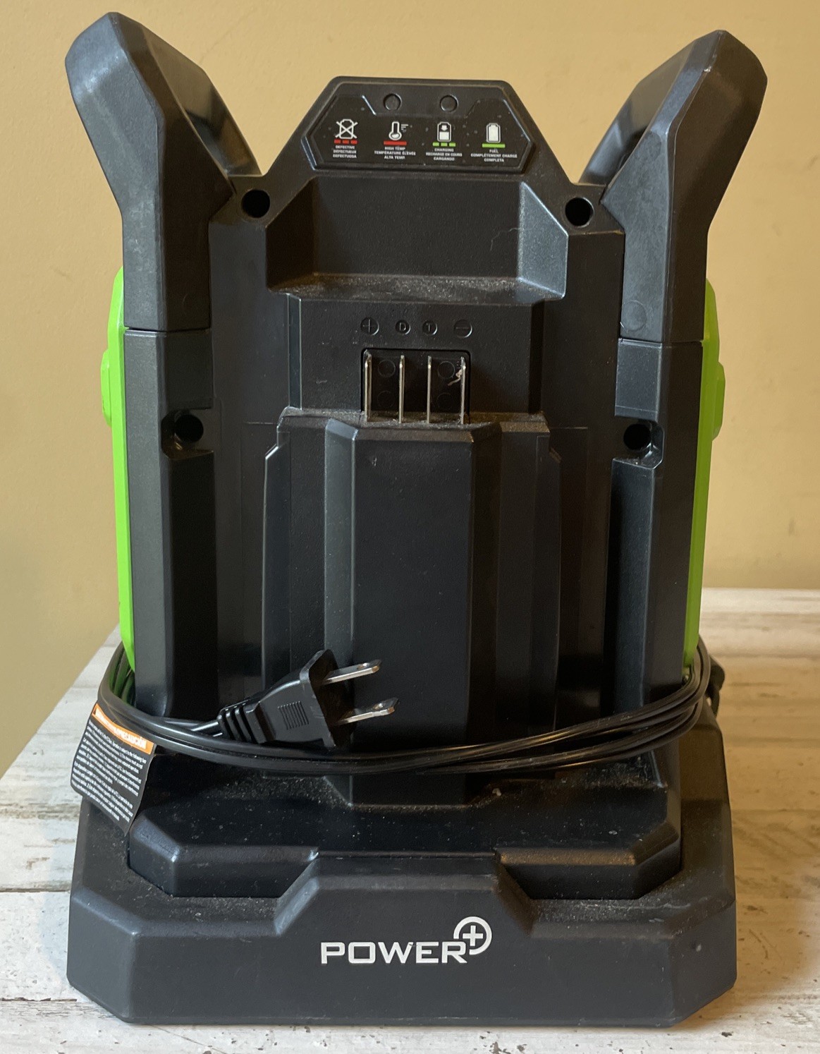 EGO Power+ CH2800D 56V 280W Dual Port Battery Charger – Black/Green