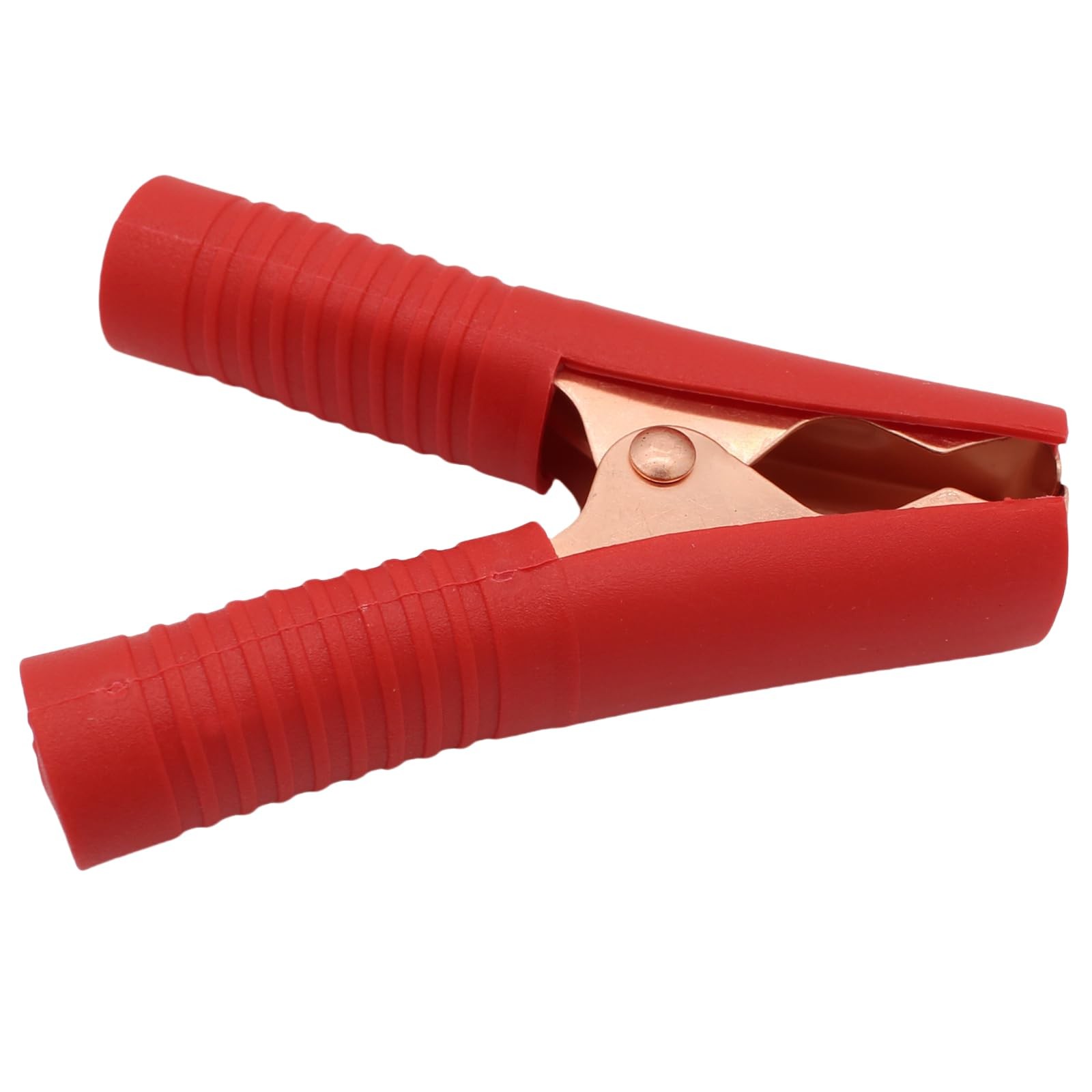 Insulated Alligator Clips 4-Pack, Jumper Cables Clamp 100A for Charging Red
