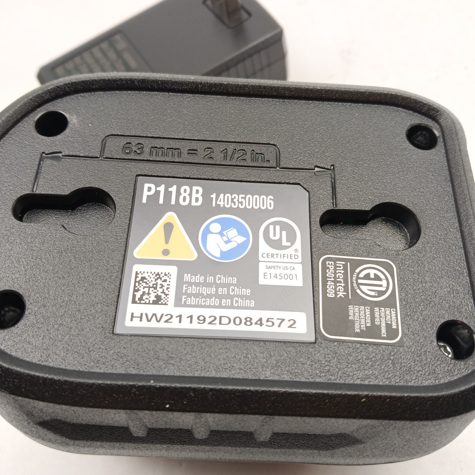 Ryobi P118B ONE+ 18V Li-Ion Dual Chemistry Battery Charger