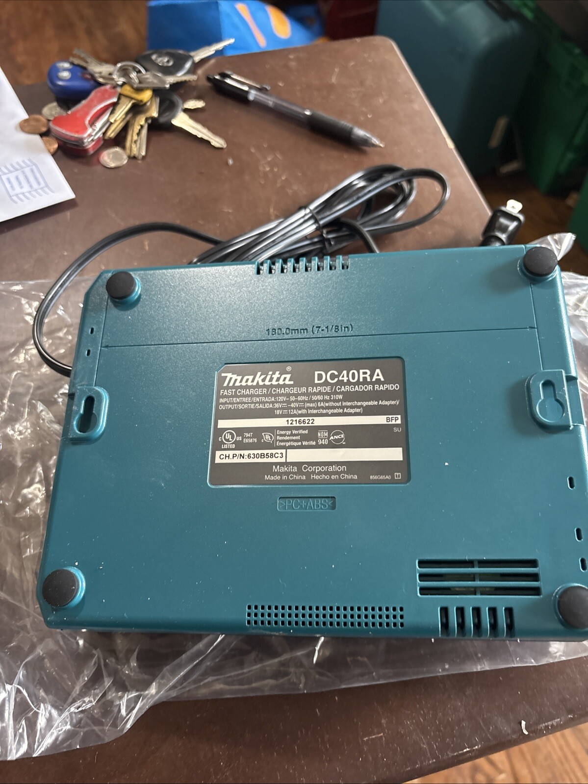 Makita DC40RA 40V Max XGT Rapid Optimum Charger – New