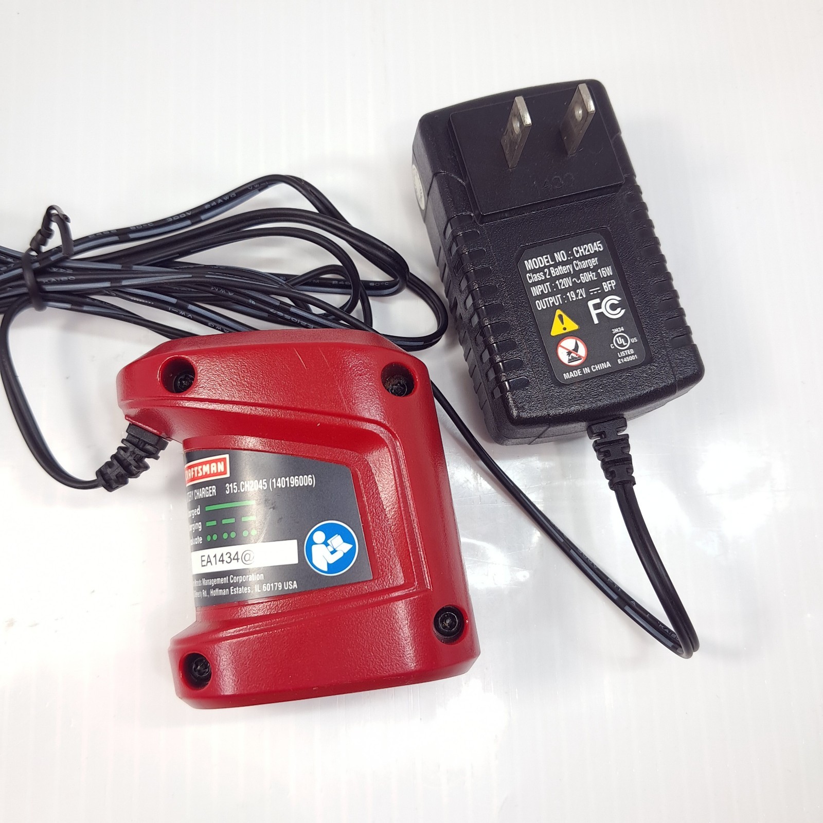 Craftsman C3 19.2V Volt Dual Chemistry Battery Charger 315.CH2045 CH2045 adapter