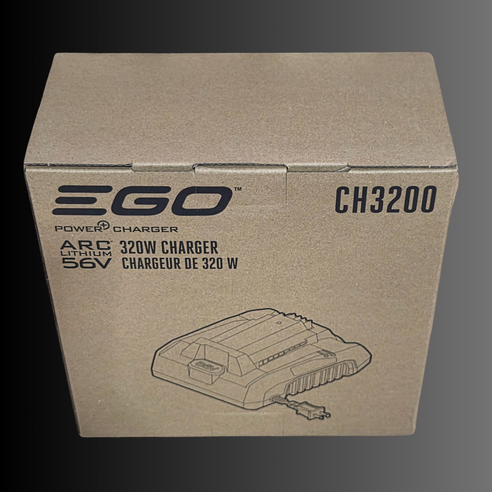 Genuine OEM EGO POWER+ CH3200 320W 56-Volt 56V Lithium-ion Charger