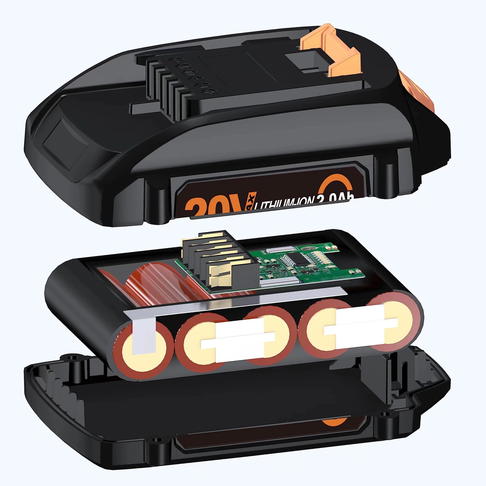 Simple Plus+ Wa3525 20V Battery Replace For Worx Battery 20V Power Share Max