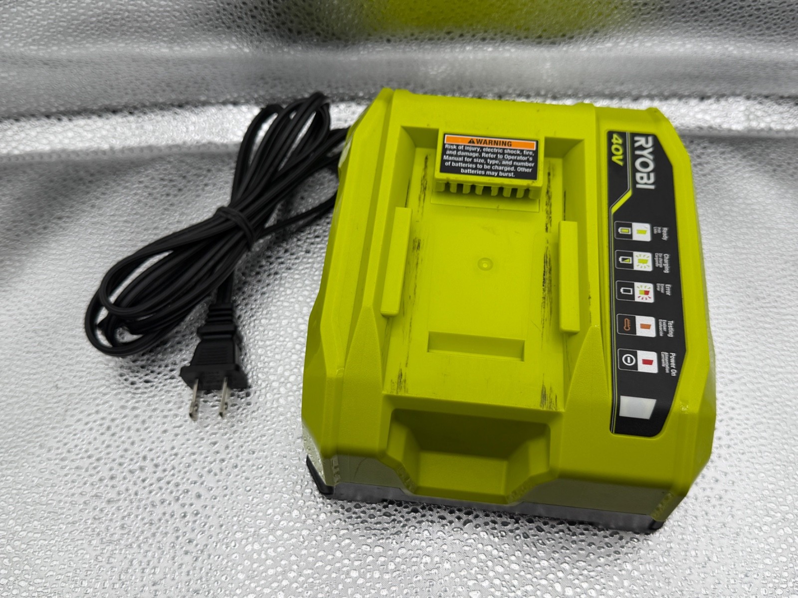 RYOBI [OP406VNM] GENUINE 40V LITHIUM-ION BATTERY RAPID CHARGER