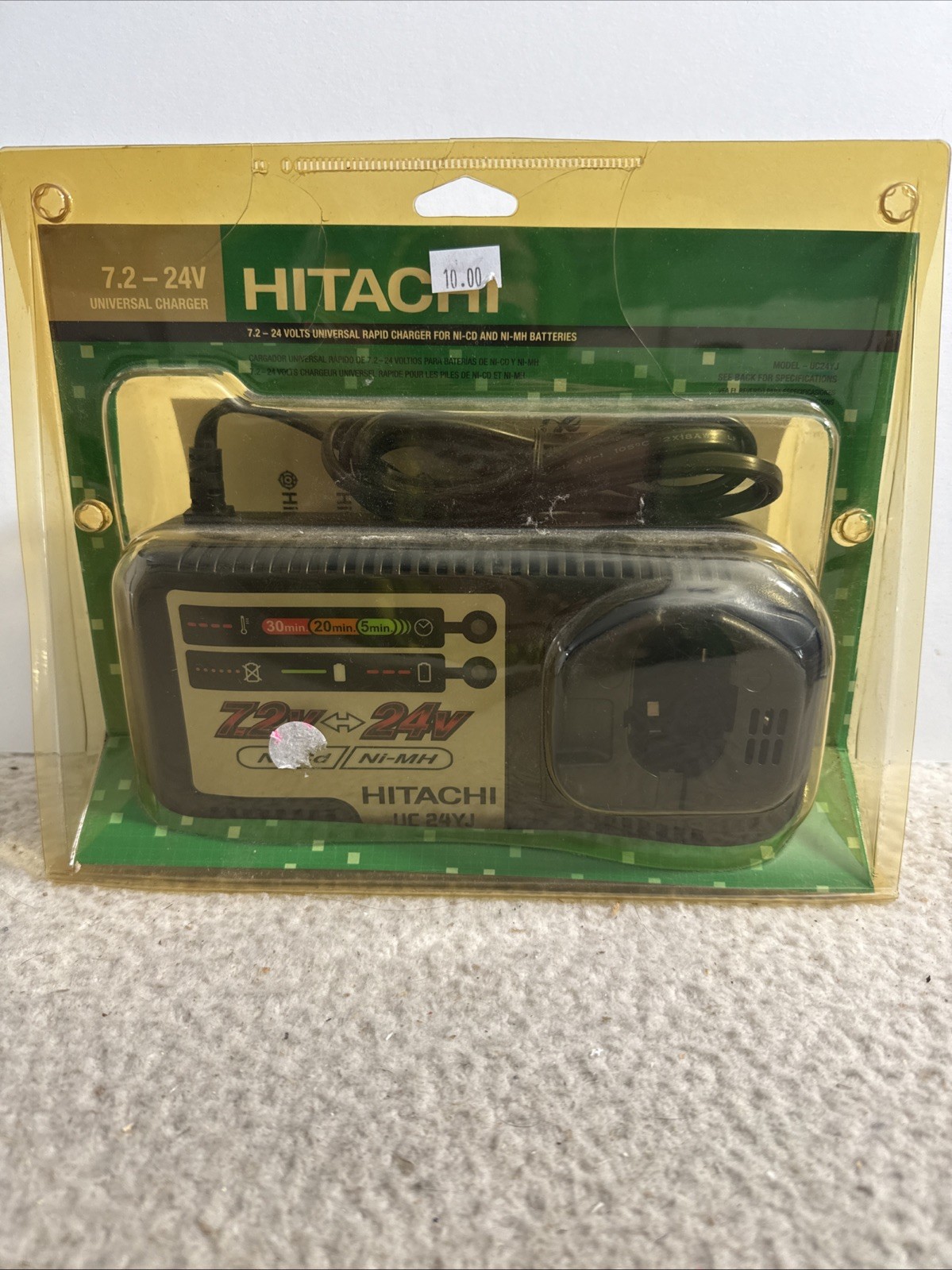 Hitachi (UC 24YJ) 7.2v 24v Battery Charger : Ni-Cd Ni-MH Brand New