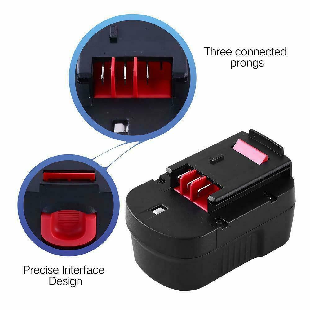 2pack 14.4V Replacement for BLACK DECKER Battery HPB14 FIRESTORM 499936-34 A14