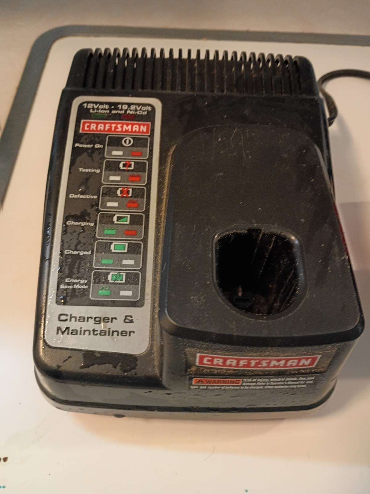 Craftsman Charger 315.CH2030 and included 19.2 Volt Diehard Battery Tested Works