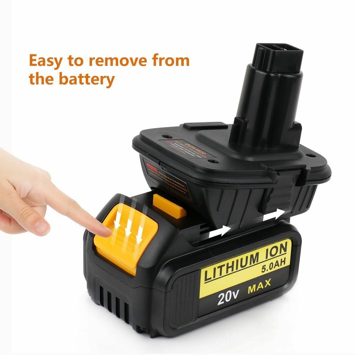 18V To 20V MAX DCA1820 Adapter Converter For DEWALT 20 Volt Li-ion Battery TOOLS