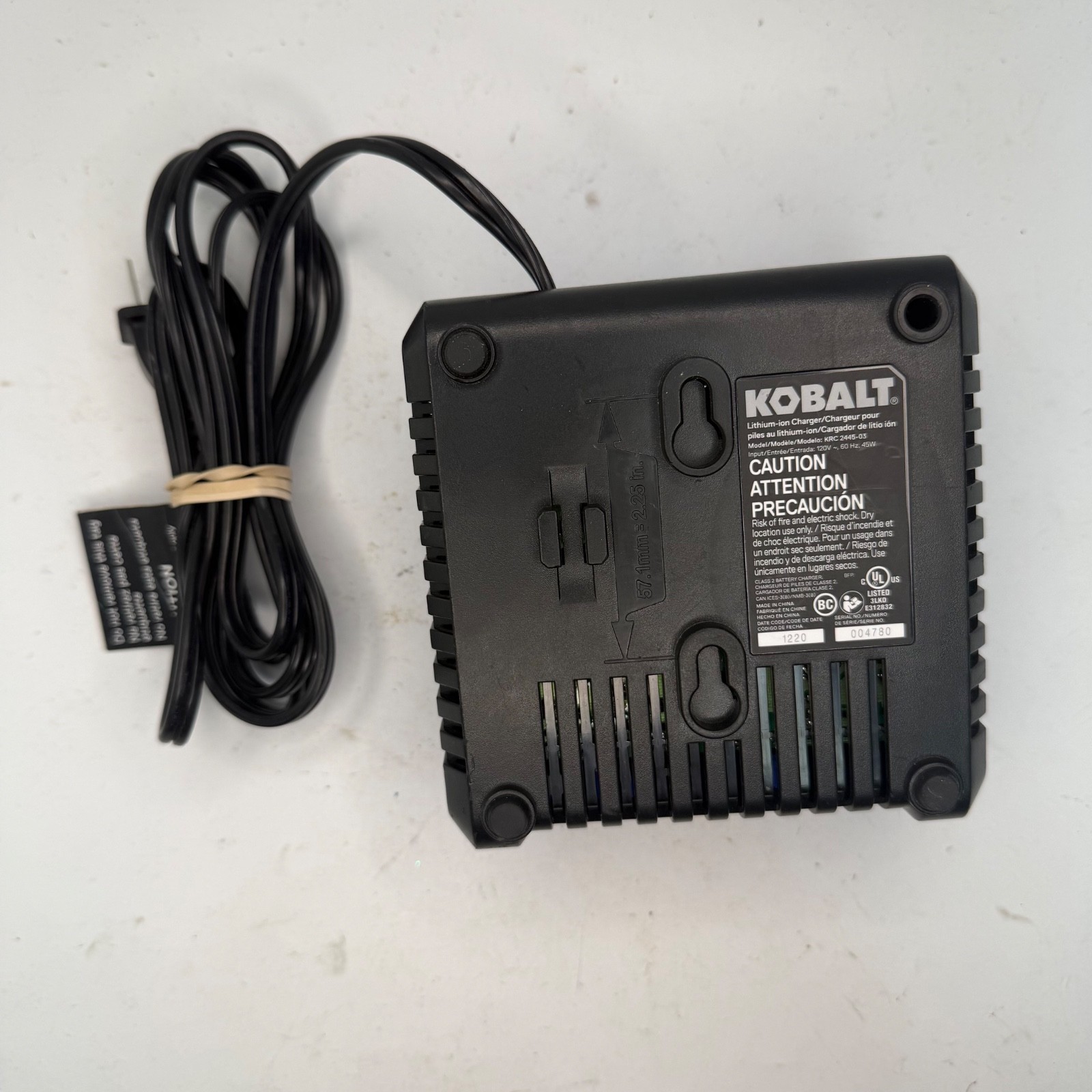 Kobalt KRC 2445-03 24V MAX Lithium-Ion Battery Charger OEM