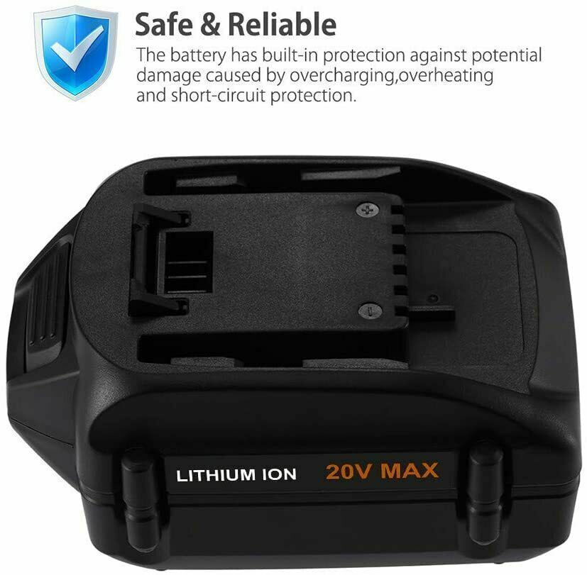 20V MAX Extend Lithium For WORX Battery 20Volt WA3520 WA3525 WA3575 WG155 WG540