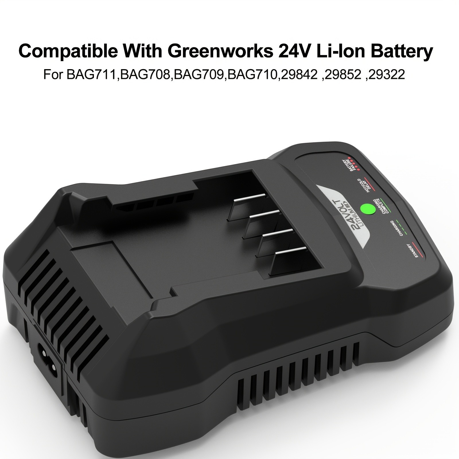 1 PCS 24V Lithium Ion Battery Charger for 24 Volt Max Power Tool Batteries