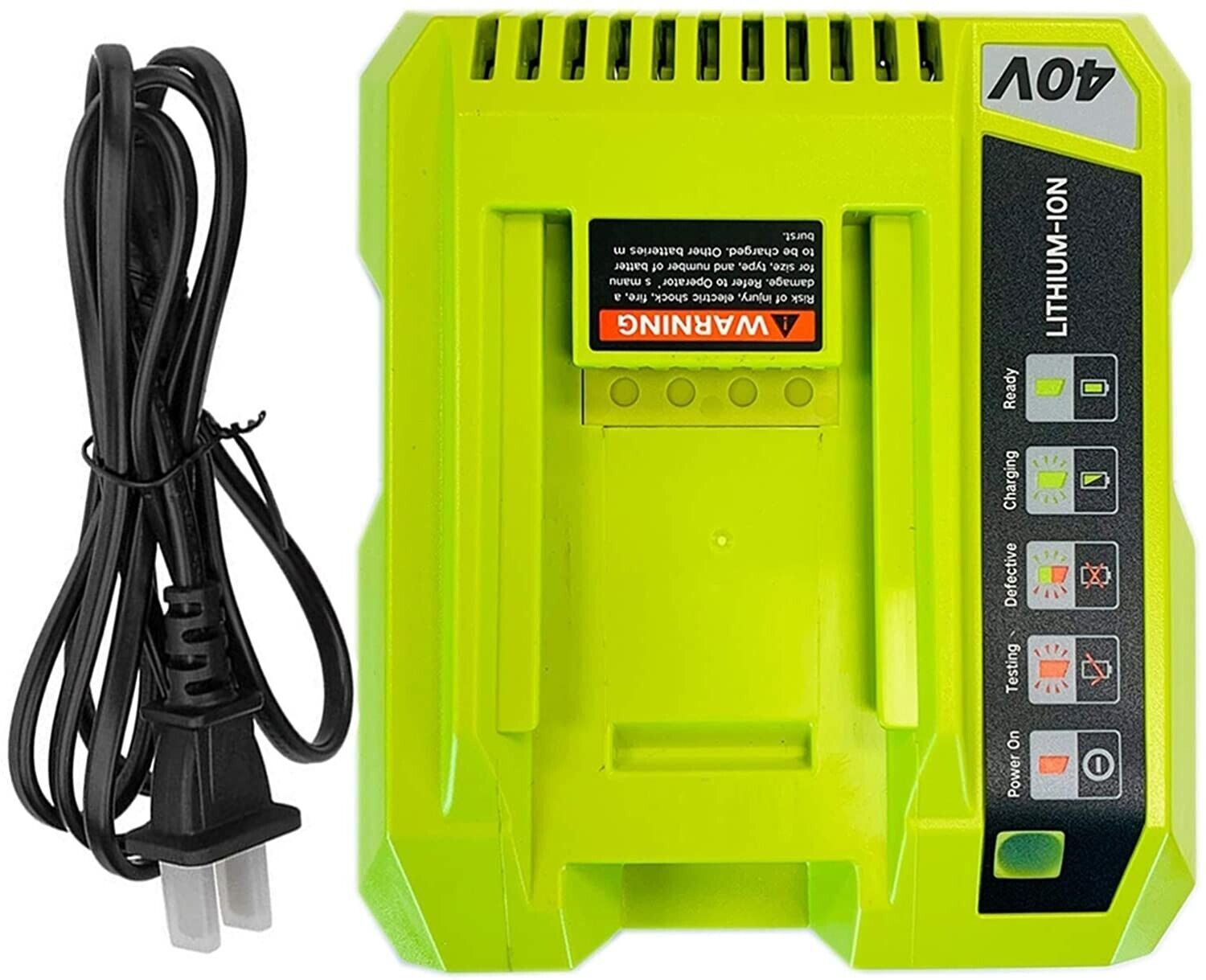 8.0Ah Battery 40 Volt for Ryobi 40V Lithium OP40602 Battery with LED / Charger