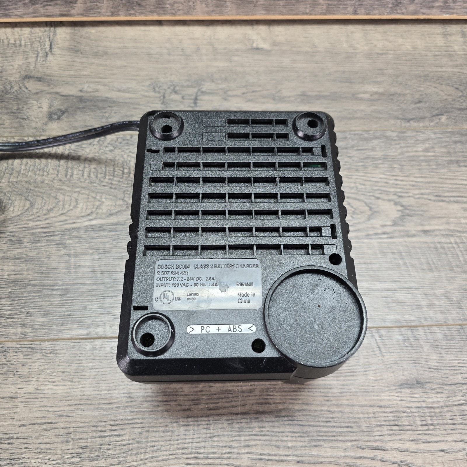 Bosch BC004 12V 14.4V 18V 24V, 1 Hour Battery Charger 7.2-24V