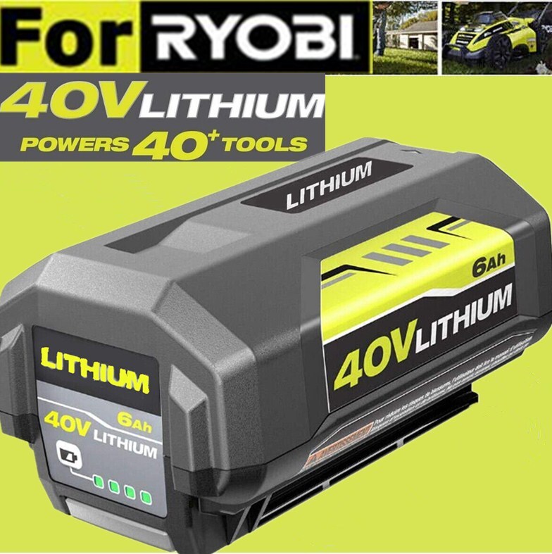 40V For Ryobi 6.0Ah Lithium-Ion Extended Capacity Battery OP40261 OP4026 OP4015