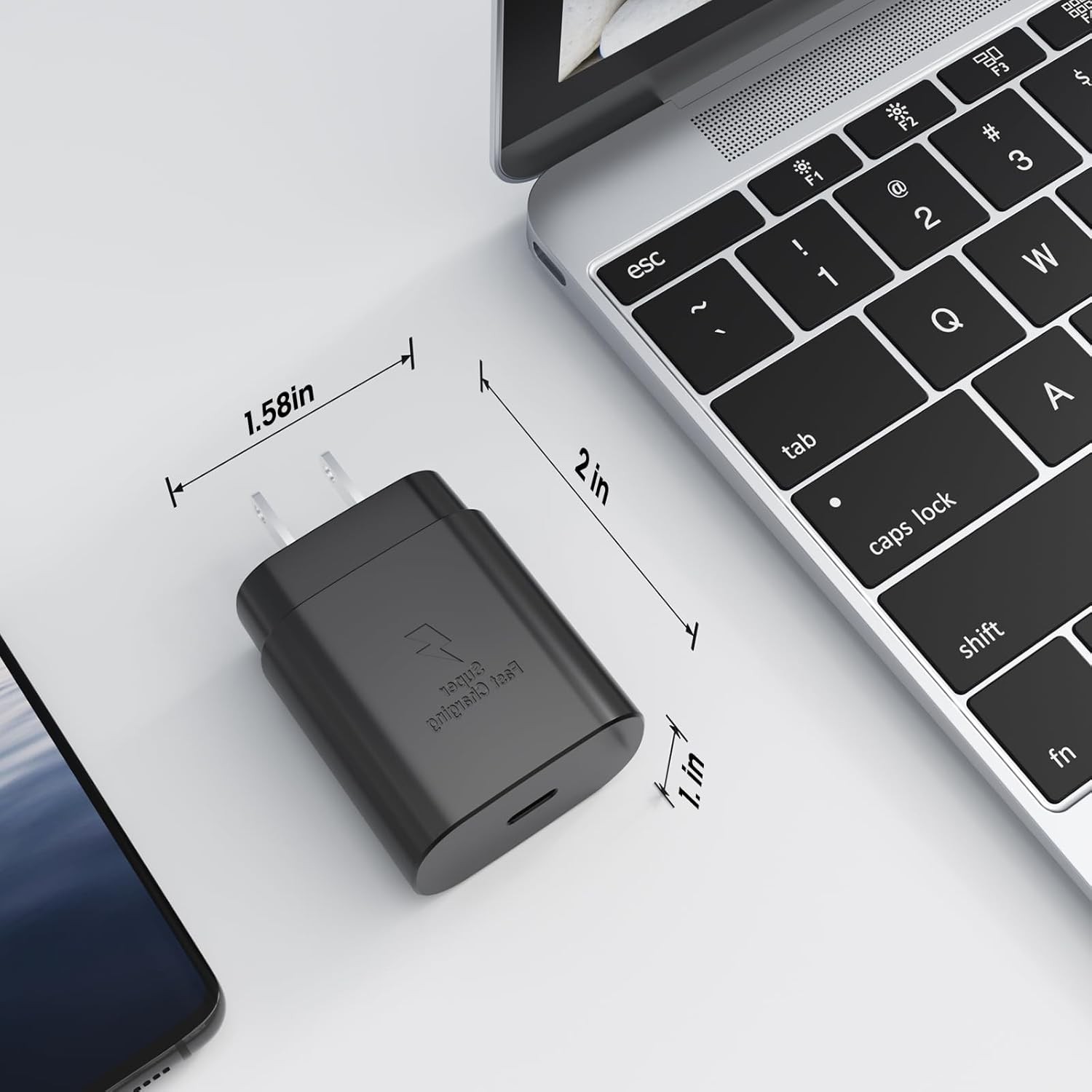 25W USB C Charger, Fast Charging Block, Type-C Power Adapter. The Mobile Phone C