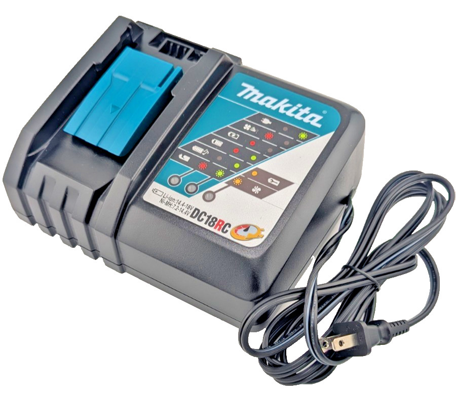 Makita DC18RC Genuine 18V Li-Ion Rapid Battery Charger OEM Brand New Unboxed