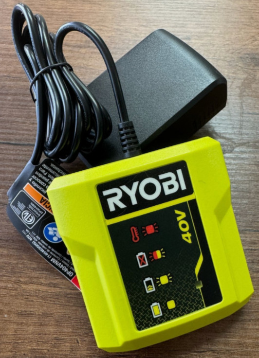 RYOBI 40V Lithium Compact SLIM Battery Charger OP404VNM ** OPEN BOX * TESTED **