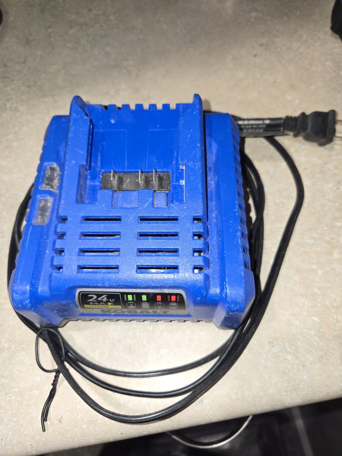 Kobalt 24V Max Power Tool Battery Charger (KRC 2445-03)