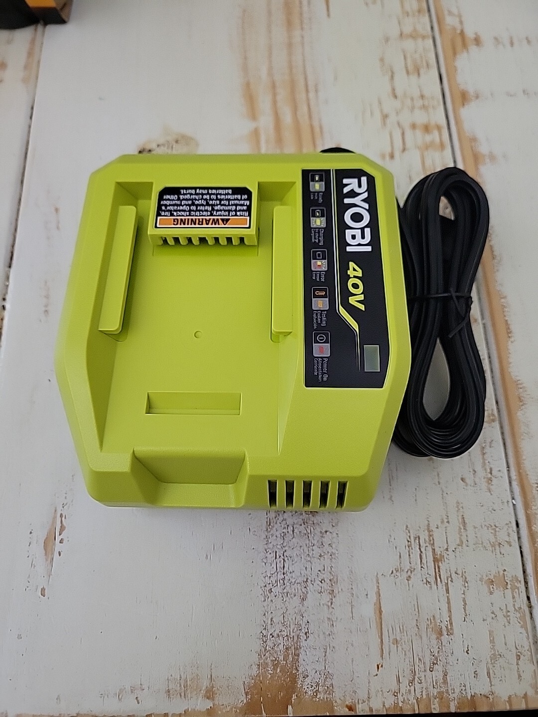 Ryobi OP408VNM 40V Lithium-Ion Fast Rapid Quick Charger 40 Volt 40 V