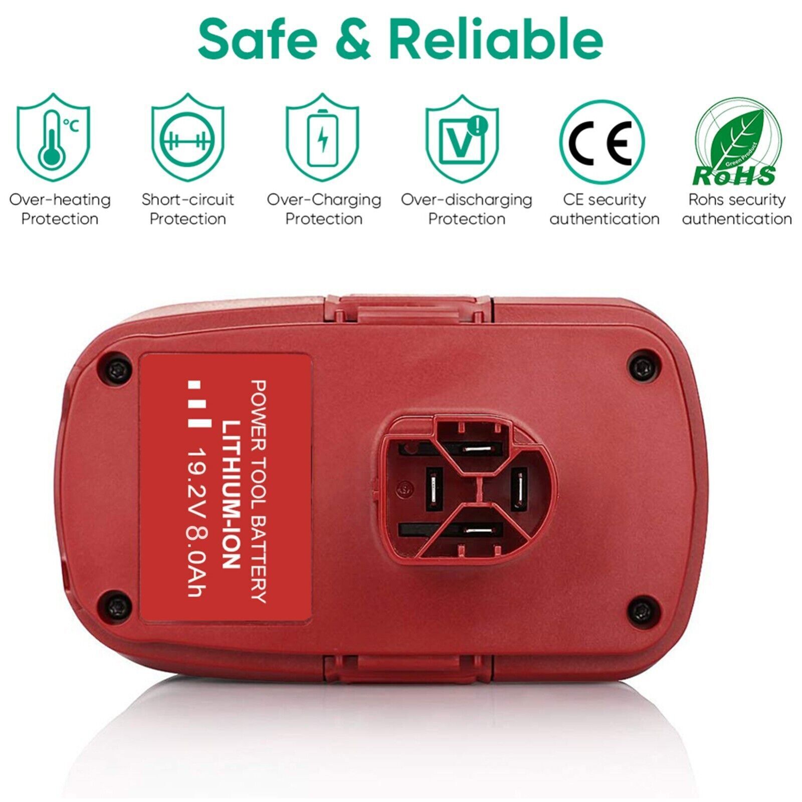 7.0Ah for Craftsman C3 XCP Lithium Ion Battery 19.2 Volt 130279005 PP2030 35702