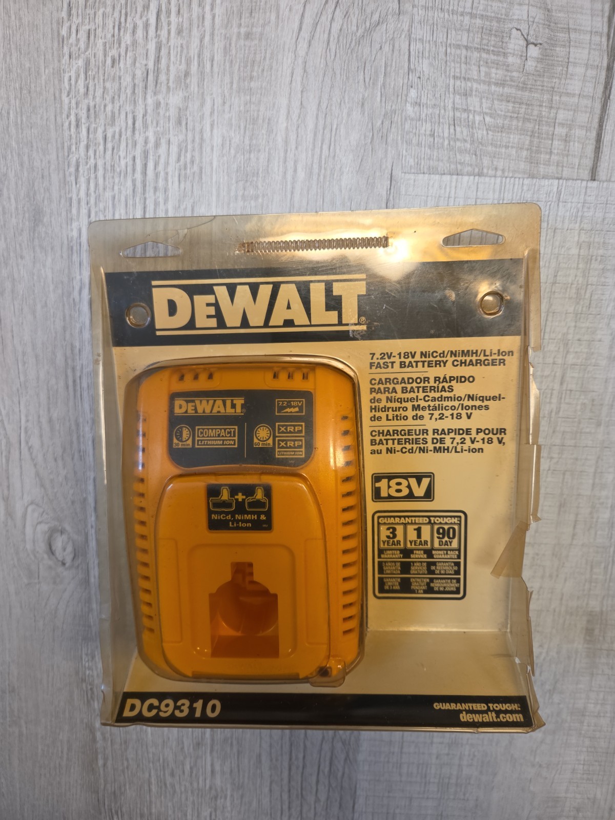 DEWALT DC9310 1 Hour Battery Charger 7.2 To 18 Volt OEM Authentic New