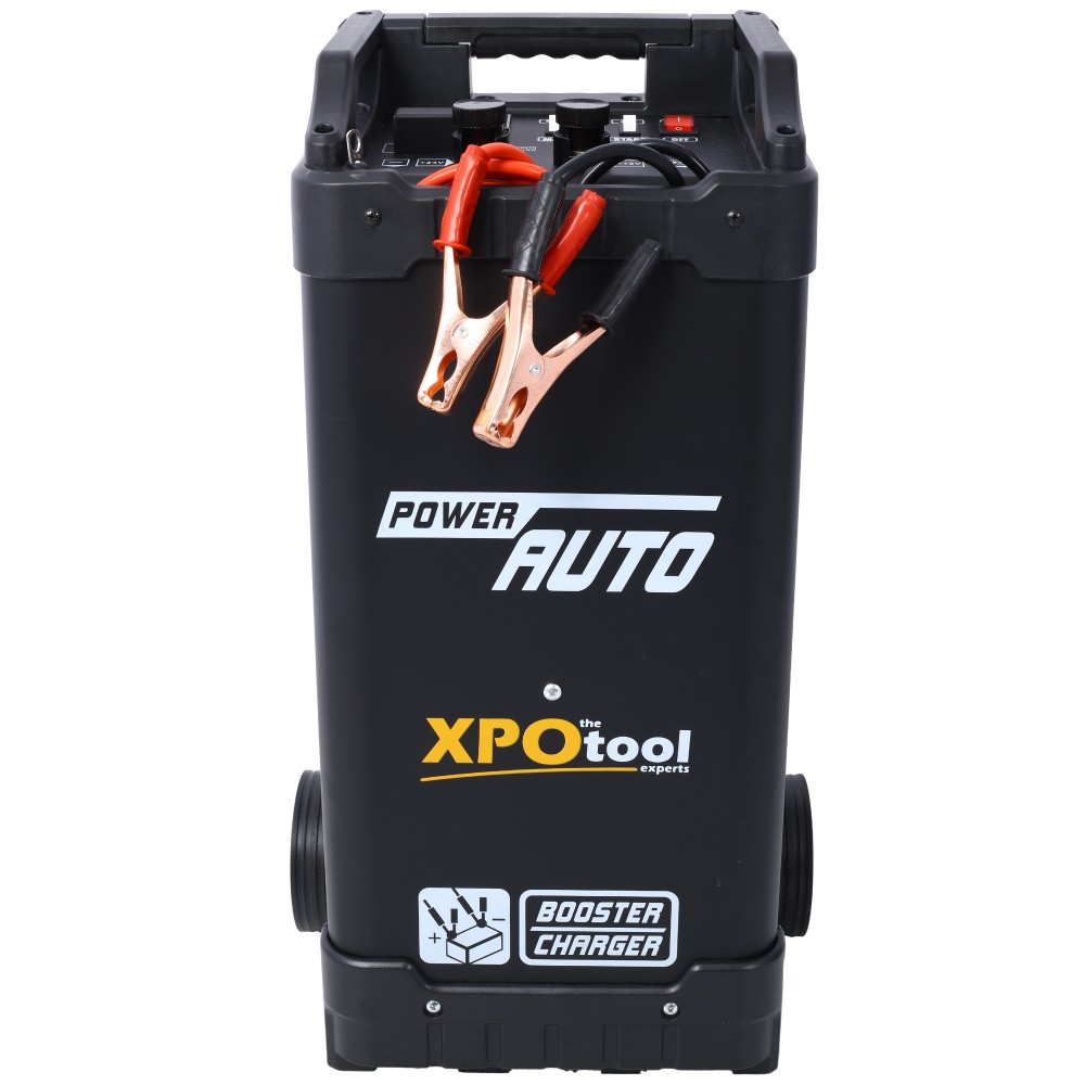 12V 24V Battery Charger Maintainer Jump Starter w/ Steel Case, Heavy-Duty 300A