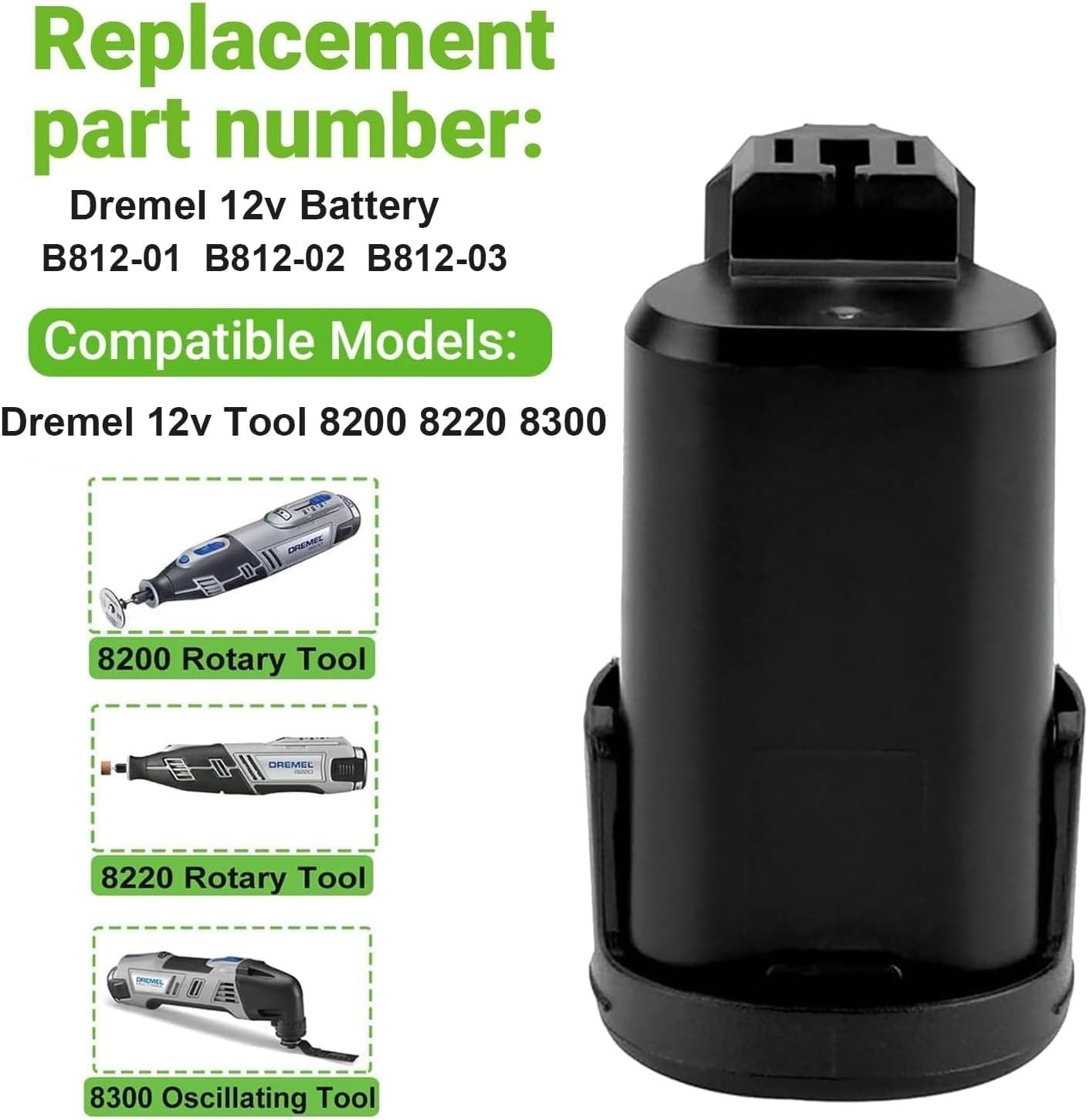3.0Ah 12V Rechargeable Battery with Charger for Power Tool Compatibility