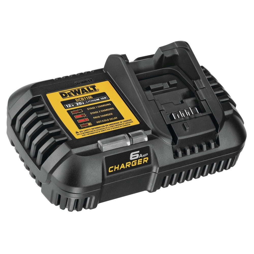 DEWALT DCB1106R 12V/20V MAX FLEXVOLT 6A Fast Charger Certified Refurbished