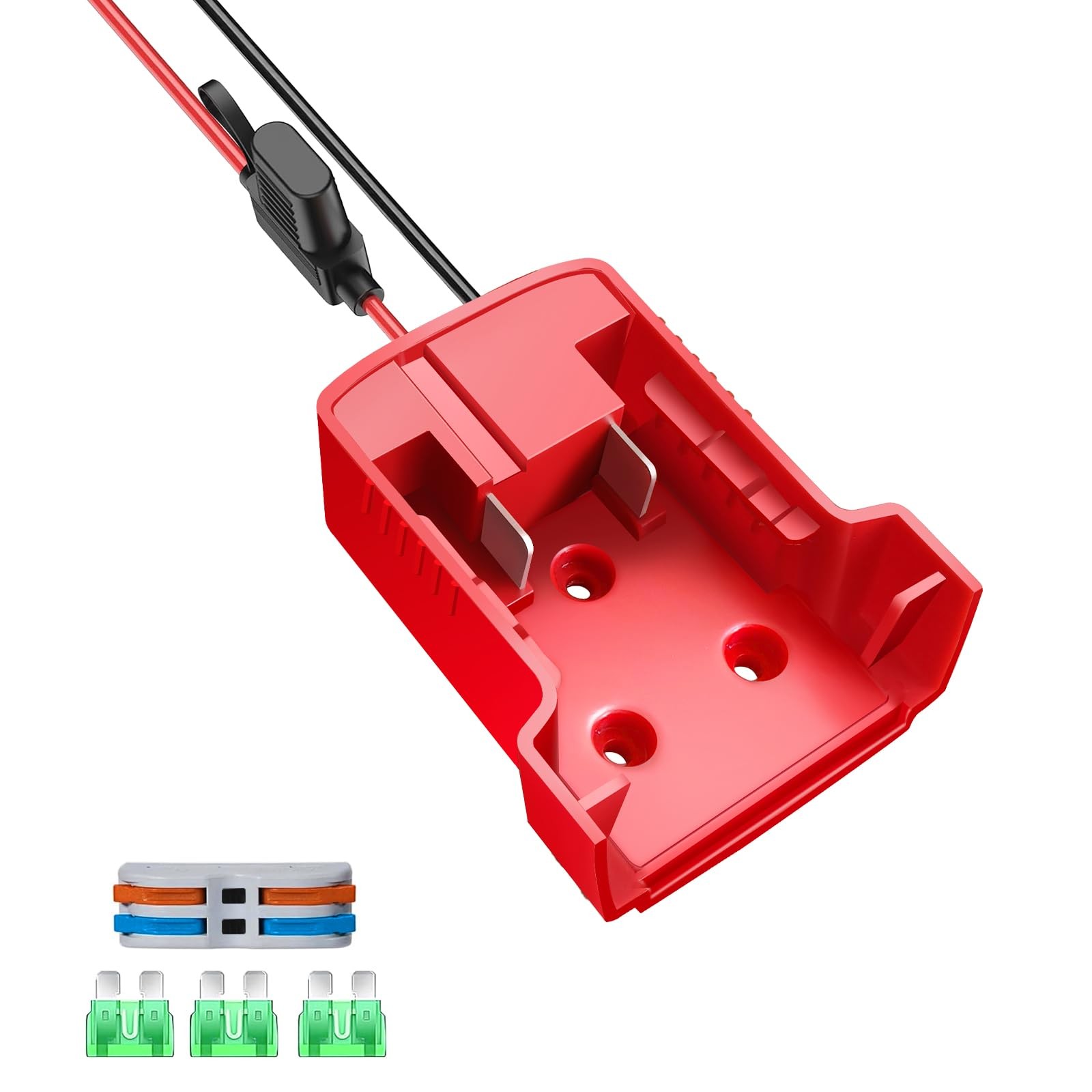 Adapter Compatible with Milwaukee 18V,Power Tool Converter 30A Fuse and…