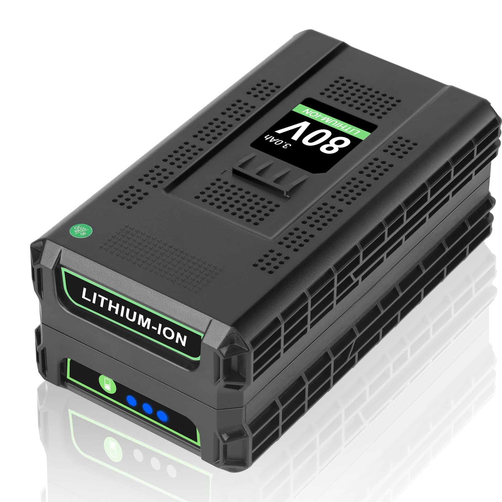 Ziment 80V 3.0Ah Lithium Ion Battery for Greenworks GBA80200 GBA80250 GBA80300