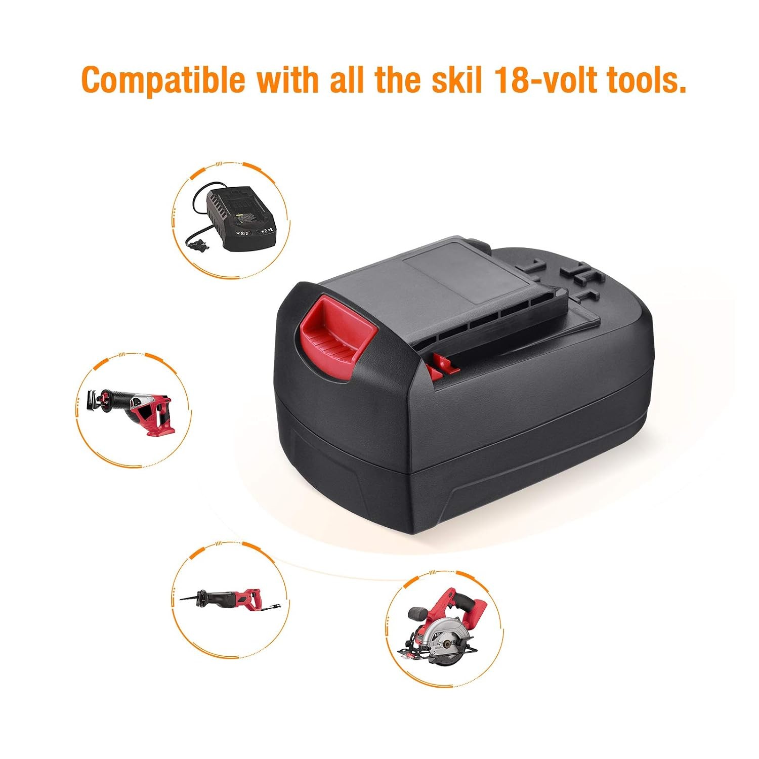 SB18C SB18A SB18B 18 Volt NiCD 3500mAh Compatible Skil Power Tool Battery