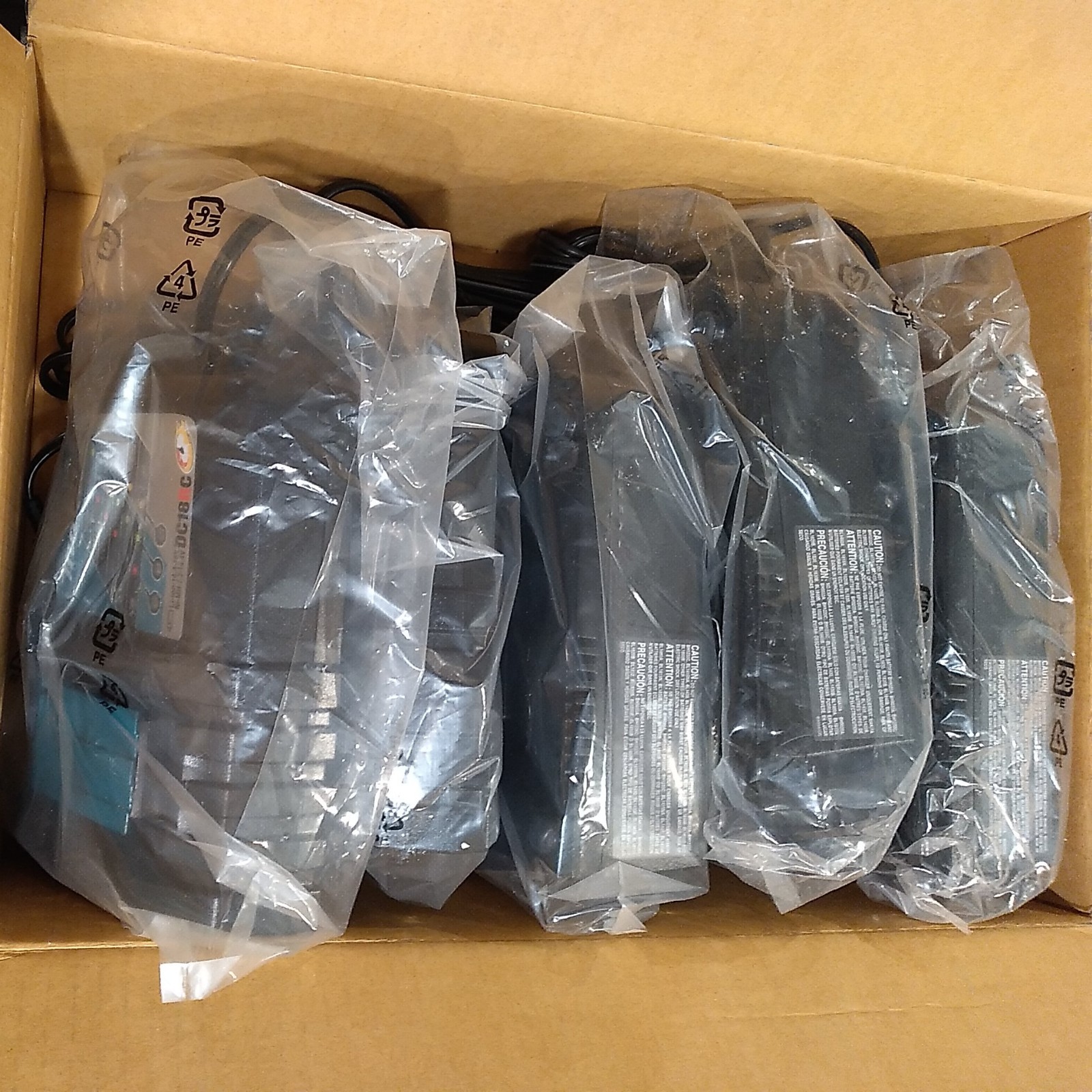 lot of 5 new makita DC18RC Genuine 18v Rapid Fast Battery Charger 18 Volt