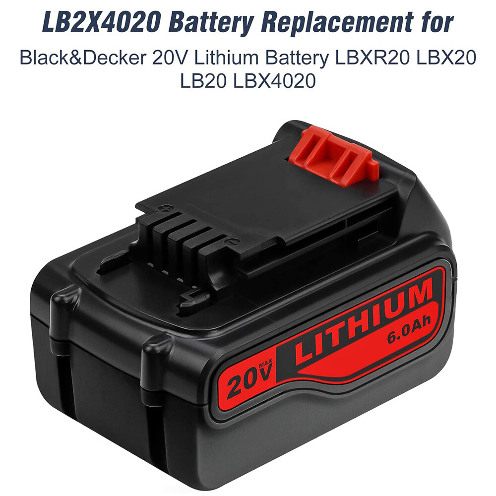 3.0Ah 20-Volt LB2X4020 Battery FOR Black & Decker 20V MAX Lithium LBXR20 LBX20