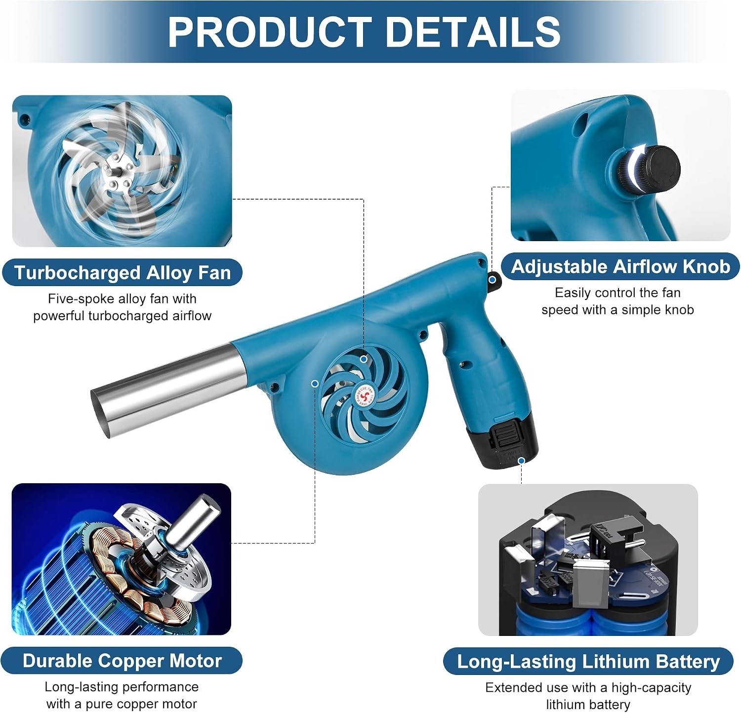 Portable Electric Bellows & Battery Charger