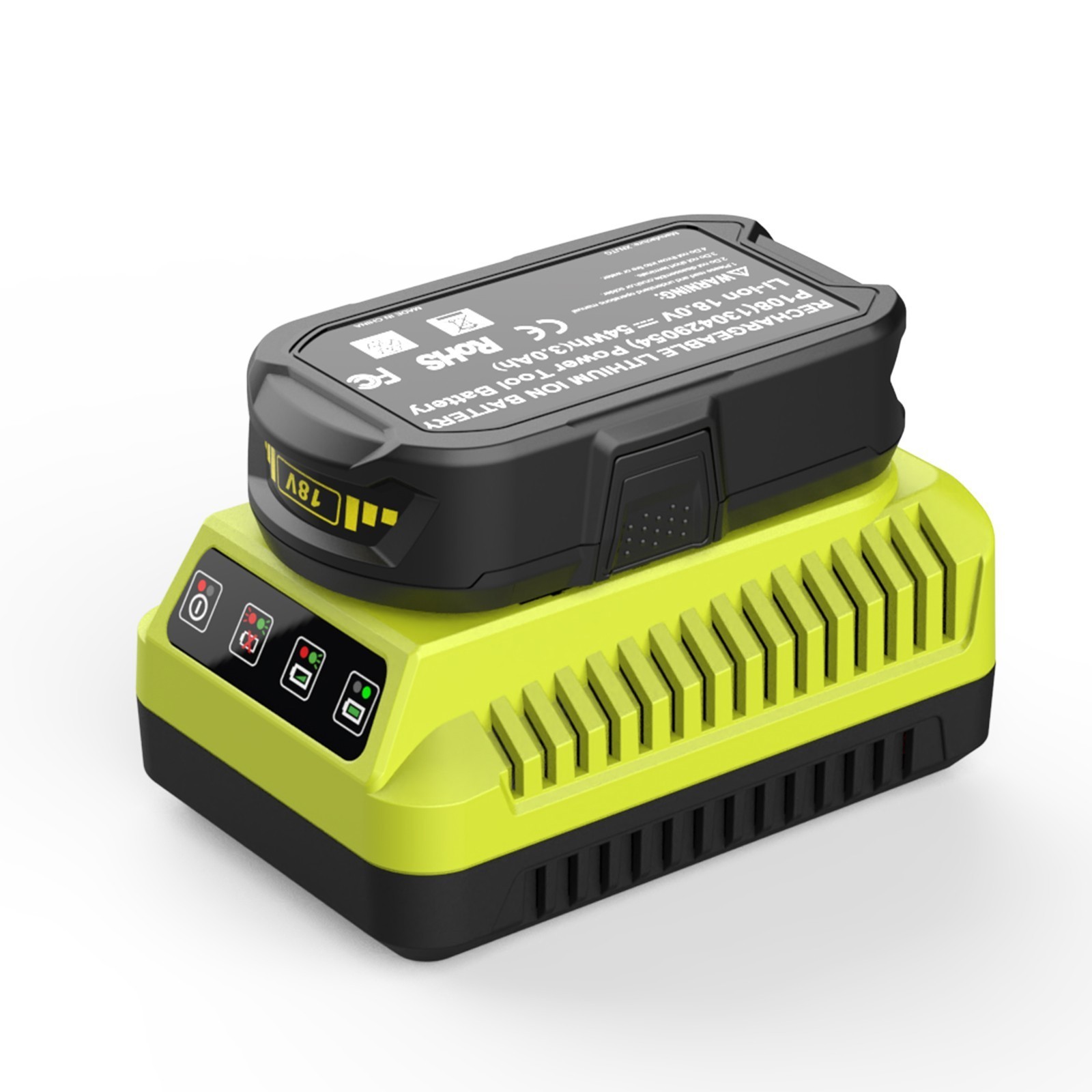NEW P117 Rapid Charger for Ryobi 18V One+ Plus Batteries P108 P189 P190 PBP004