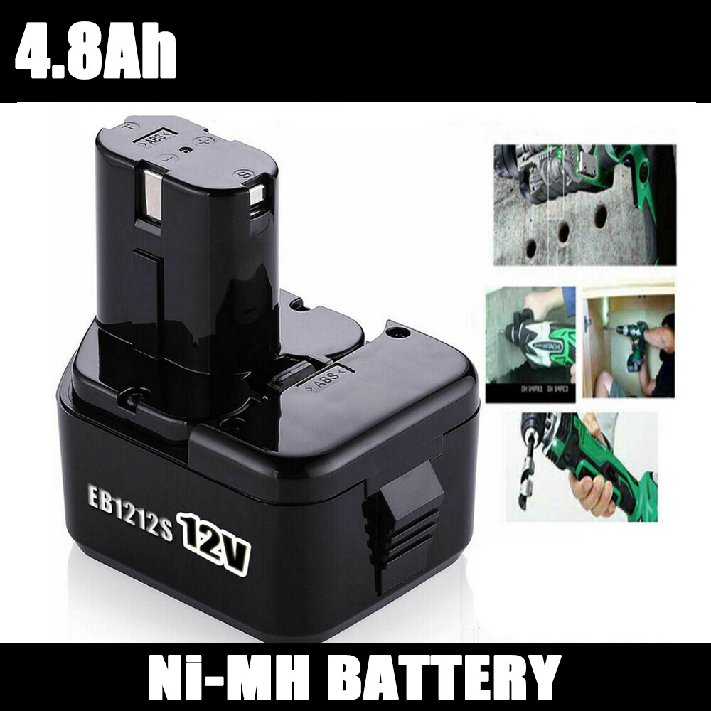 For HITACHI 4.8AH 12V EB1212S EB1214S Drill NIMH Battery Cordless Tool EB1220BL