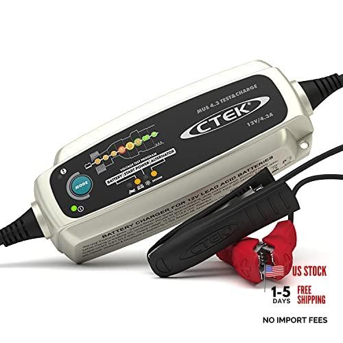 4.3 Test & Charge, 12 Volt Fully Automatic Charger with Unique Battery and