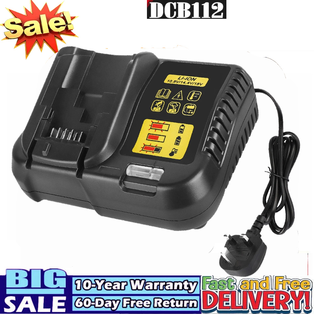 New for DEWALT DCB112 18-20V Lithium-Ion Battery Charger DCB204 DCB200 DCB205